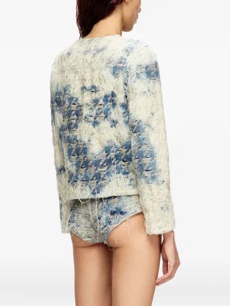 Geacă de blugi Diesel alb