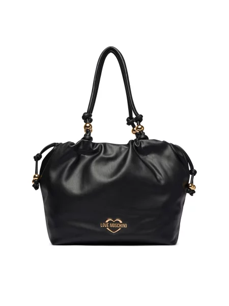 LOVE MOSCHINO Ročna torba črna