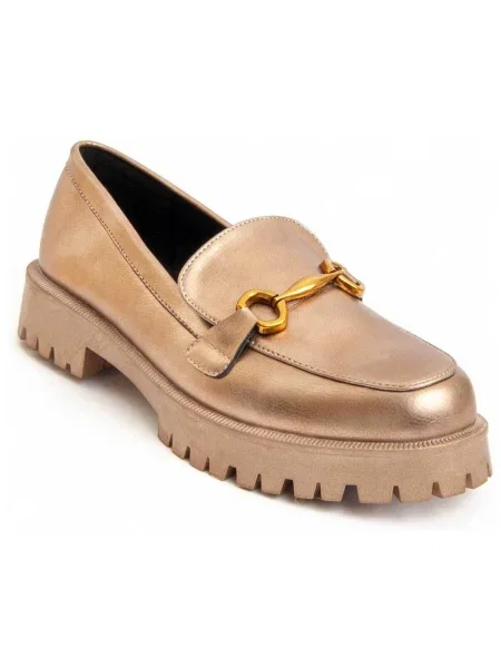 Pantofi Montevita auriu