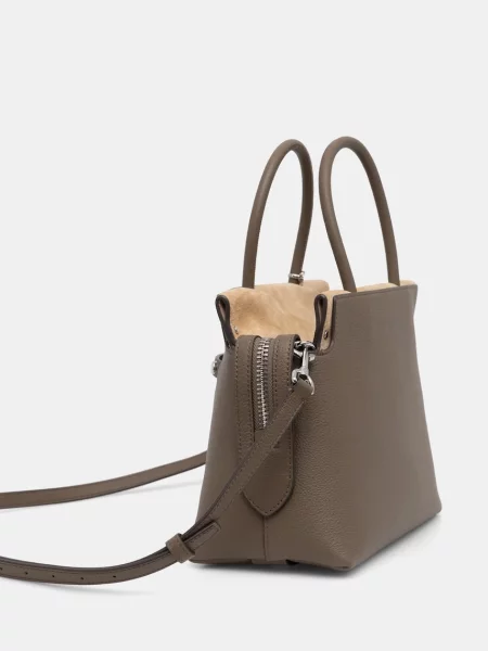 Torebka Tory Burch skórzana beżowa