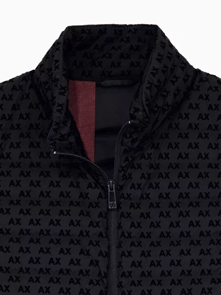 Утеплений жилет Armani Exchange чорний