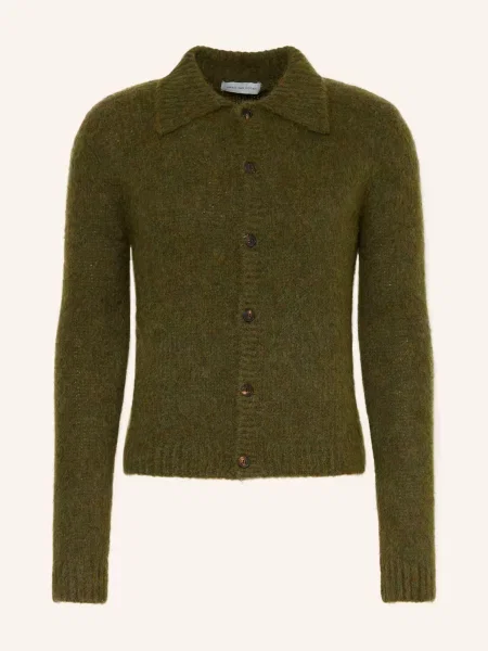 Dries Van Noten Pletený Svetr zelená