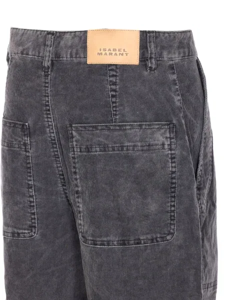 Pantaloni Marant Etoile de catifea cord negru