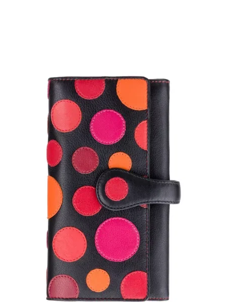 Кожаный кошелек Visconti черный