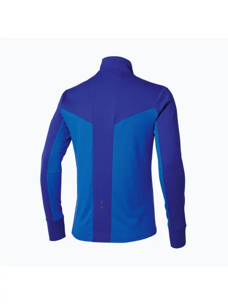 Bluza do biegania Mizuno Active Warm Half Zip niebieska