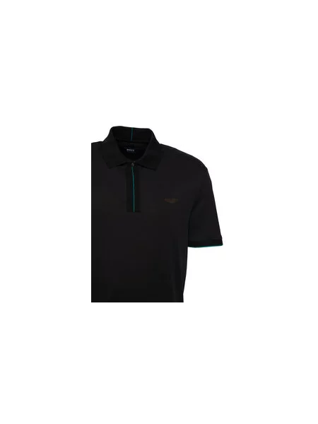 BOSS Pólóing C-Parlay 80 Regular Fit fekete