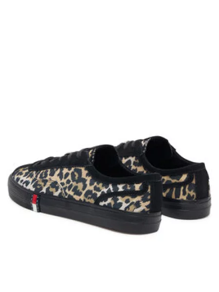 Sneakersy Tommy Jeans Archive Cheetah hnedá