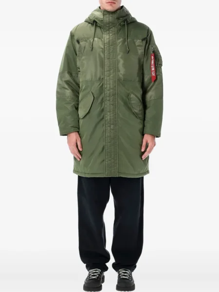 Geacă parka Alpha Industries verde