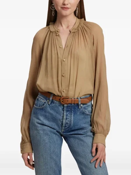 Bluză Ralph Lauren Collection plisată