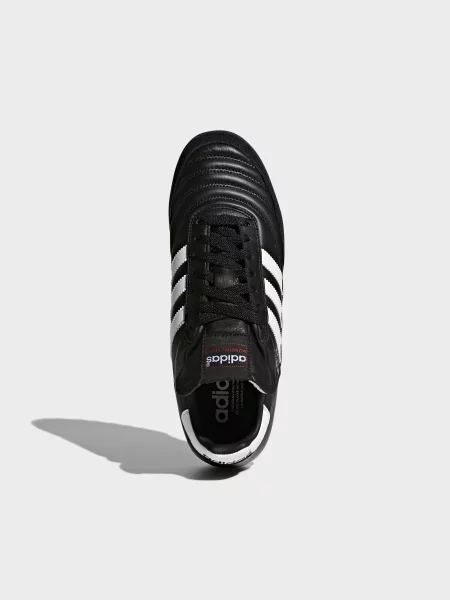 Кожаные кроссовки Adidas черные