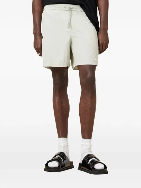 Slip de baie Allsaints cu imagine cu cordon