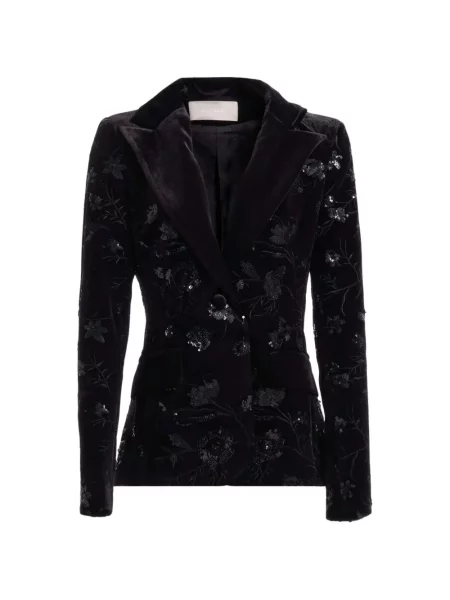 Sacou Elie Saab cu paiete negru