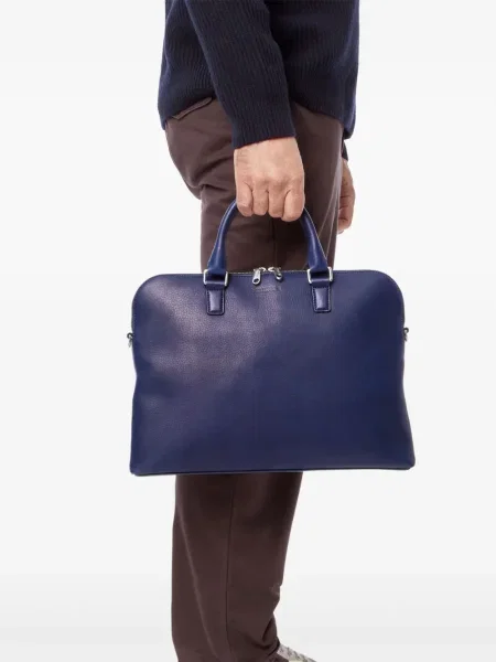 Servietă Shinola din piele violet