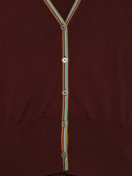Cardigan Paul Smith cu dungi roșu