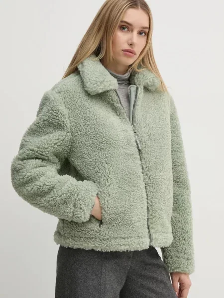 Pepe Jeans geaca CHARLIE femei de iarna verde