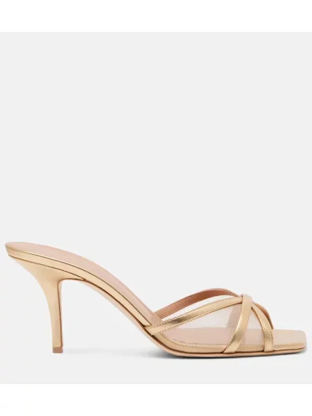 Usnjene mules Malone Souliers zlata