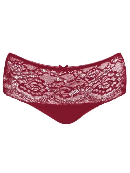 SugarShape Chiloți Lace bordeaux roșu