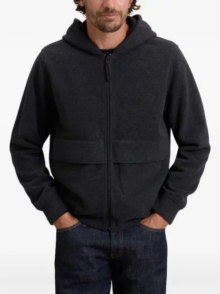 Hanorac cu glugă Woolrich gri