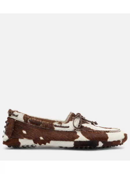 Pantofi loafer Le Monde Beryl cu imagine maro