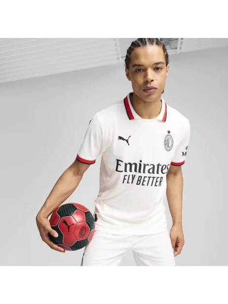 Męska koszulka wyjazdowa AC Milan biała