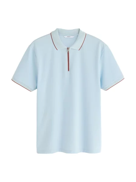 Next Tricou deschis / maro albastru