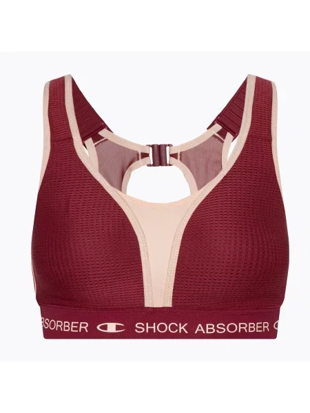 Fitness podprsenka Shock Absorber Ultimate Run Bra Padded tibetan red červená