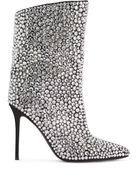 Botine Giuseppe Zanotti argintiu