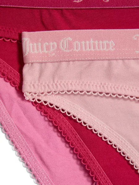 Brief bugyi Juicy Couture autogrammal rózsaszín