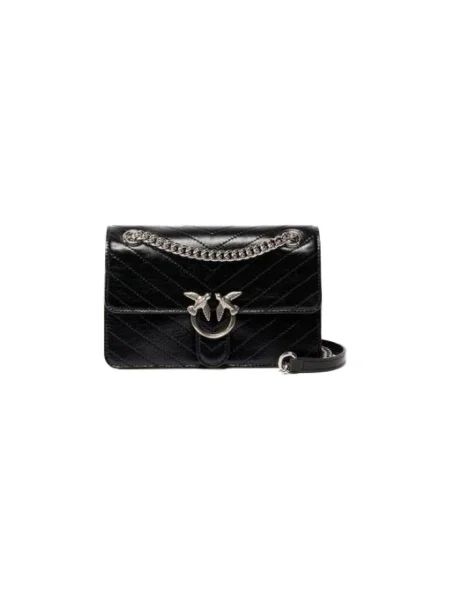 PINKO Geantă Love One Light Classic AI PLTT negru
