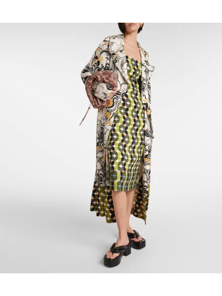 Rochie midi Dries Van Noten cu imagine până la genunchi de costum