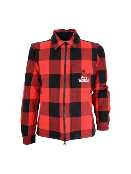 Lekka kurtka Woolrich czerwona