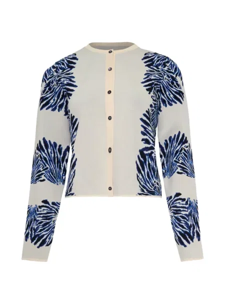 Cardigan Ulla Johnson cu imprimeu abstract