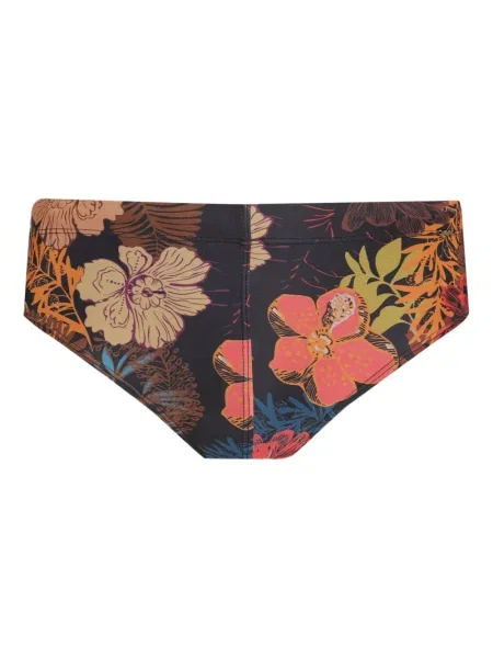 Chiloți Amir Slama cu model floral cu imagine negru