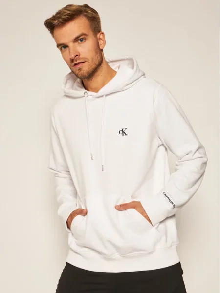 Calvin Klein Jeans Mikina bílá