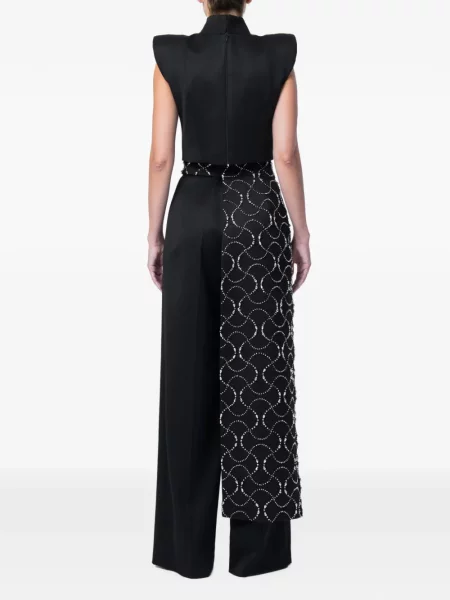 Fusta maxi M.marquise de lână negru
