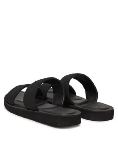 Sandali Calvin Klein Double Strap Cv Logo črna
