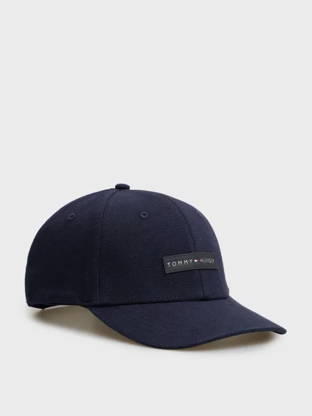 Кепка Tommy Hilfiger з канвасу синя
