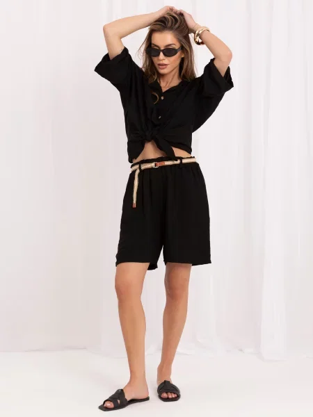 Cămașă Italy Moda negru