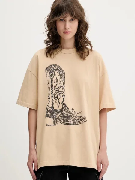 Тениска The Ragged Priest дамска бежово