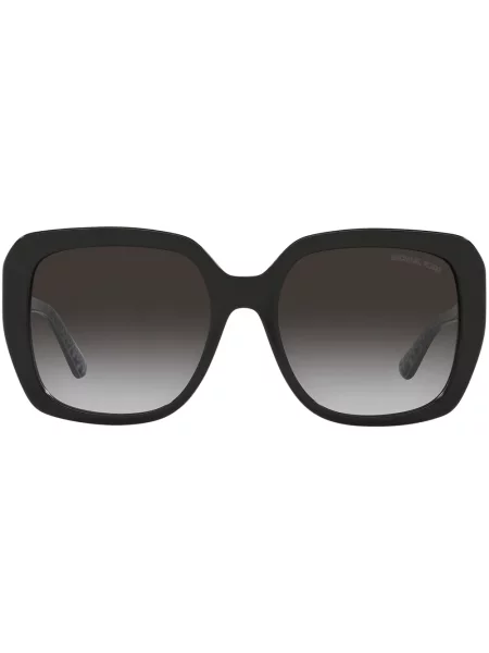 Ochelari de soare pătrați Michael Kors negru