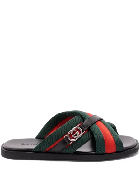 Sandale Gucci cu bretele negru
