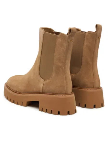 MICHAEL Michael Kors Bokacsizma Asher Flat Bootie bézs