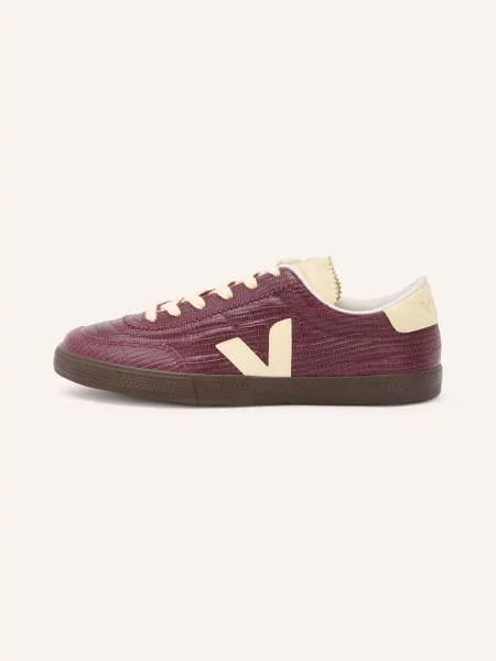 Veja Sneakersy Panenka tmavě červená / zlatá béžová