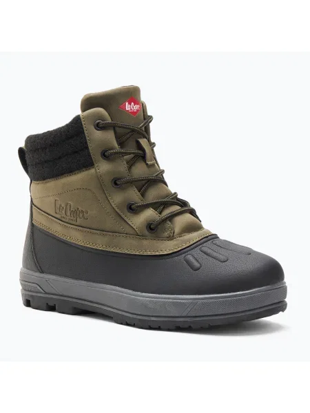 Детски ботуши за сняг Lee Cooper khaki/black черно