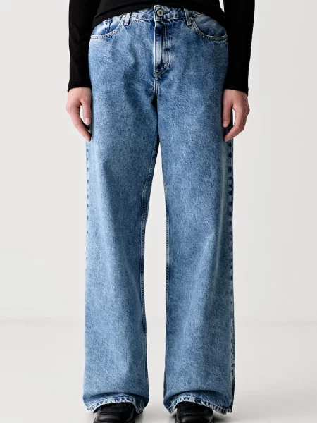 Karl Lagerfeld Jeans blugi relaxed fit pentru femei albastru