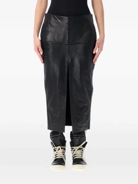 Spódnica midi Rick Owens czarna