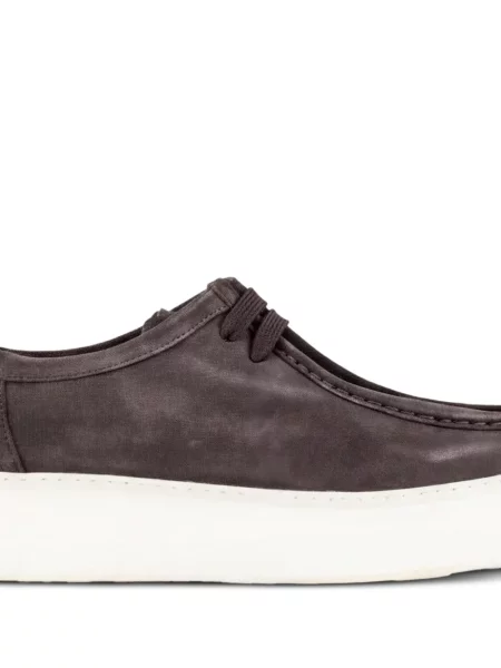 Sneakerși Referenc din piele de căprioară gri