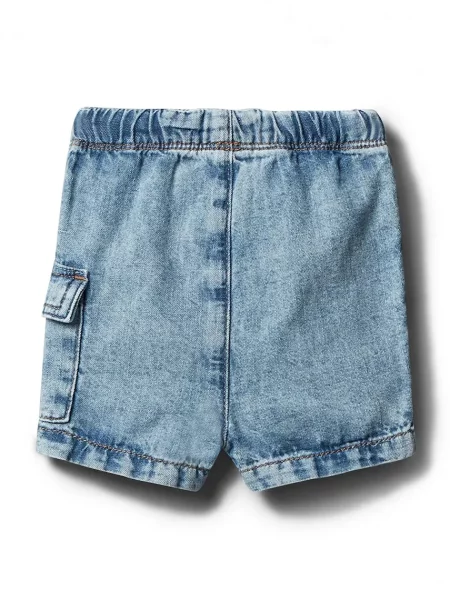 Calvin Klein Jeans šortky kojenecké džínové modré