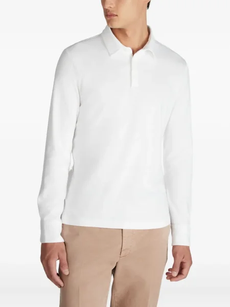 Polo Zanone alb