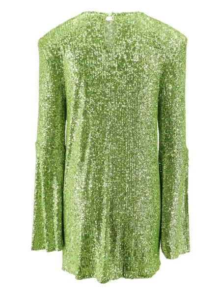Rochie Nervi cu paiete de costum verde